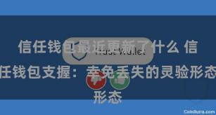 信任钱包最近更新了什么 信任钱包支握：幸免丢失的灵验形态